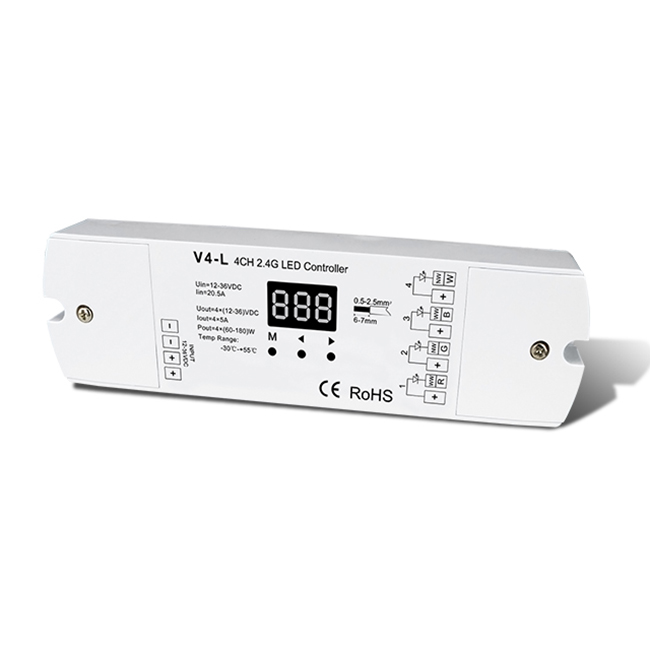 4CH*5A 12-24VDC CV Controller V4-L 4CH*5A 12-24VDC CV Controller V4-L